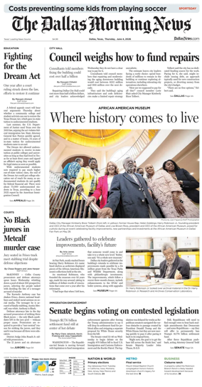 Cover of The Dallas Morning News
