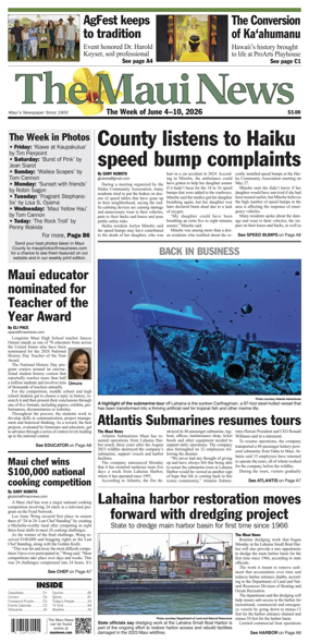 Cover of The Maui News