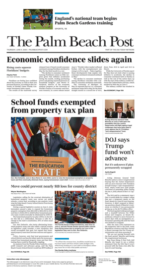 Cover of The Palm Beach Post