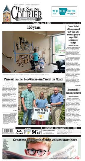 Cover of The Saline Courier