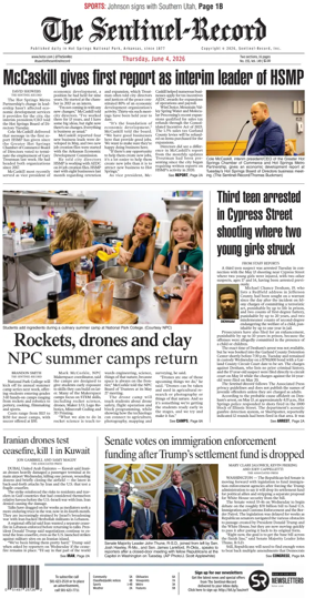 Cover of The Sentinel-Record