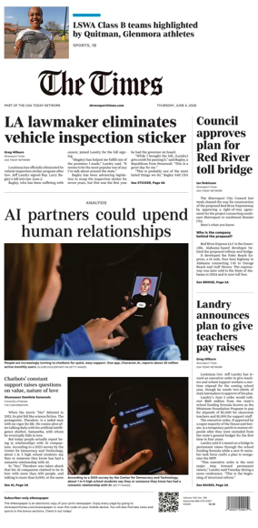 Cover of The Times (Shreveport)