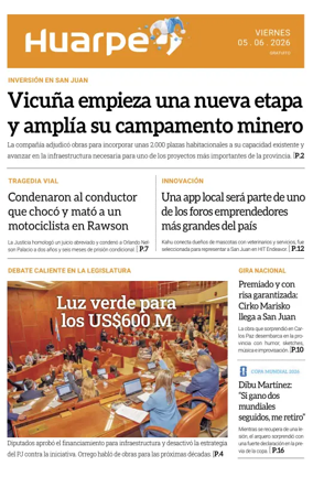 Cover of Diario Huarpe