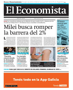 Cover of El Economista (Argentina)