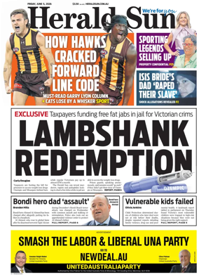 Cover of Herald Sun
