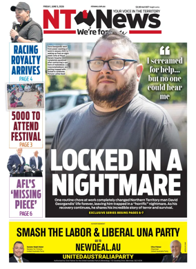 Cover of NT News