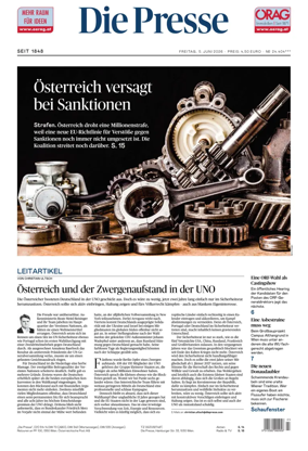 Cover of Die Presse