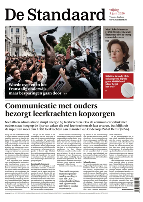 Cover of De Standaard