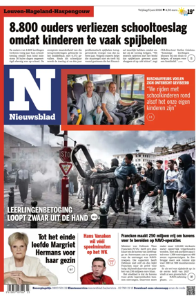 Cover of Het Nieuwsblad