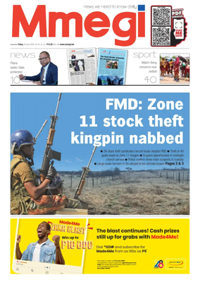 Cover of Mmegi