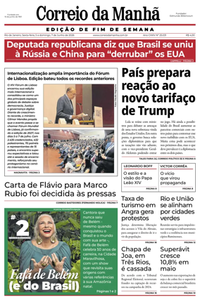 Cover of Jornal Correio da Manha