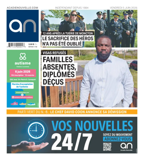 Cover of Acadie Nouvelle