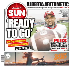 Cover of Calgary Sun