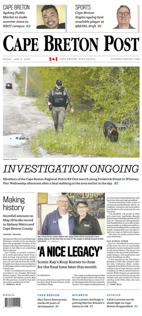 Cover of Cape Breton Post