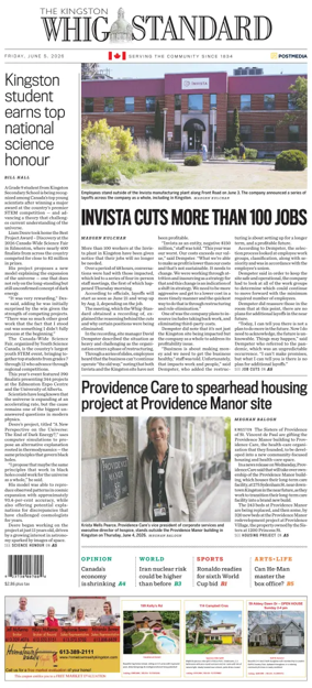 Cover of Kingston Whig-Standard