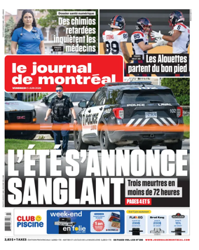 Cover of Le Journal de Montreal