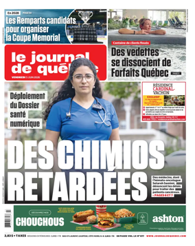 Cover of Le Journal de Quebec