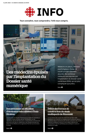 Cover of Radio-Canada Info