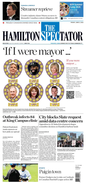 Cover of The Hamilton Spectator
