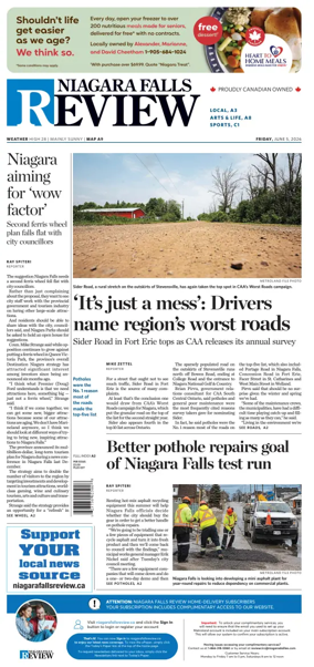 Cover of The Niagara Falls Review