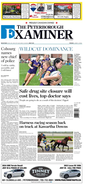 Cover of The Peterborough Examiner