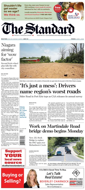 Cover of The Standard (St. Catharines)