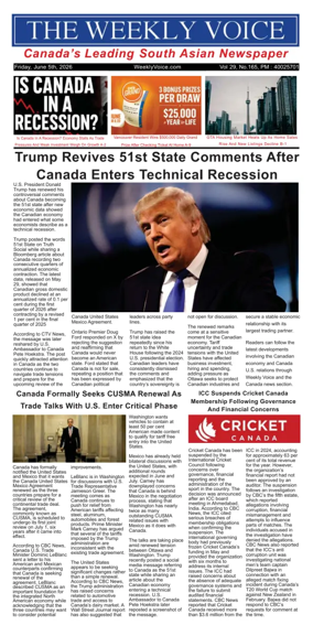 Cover of The Weekly Voice