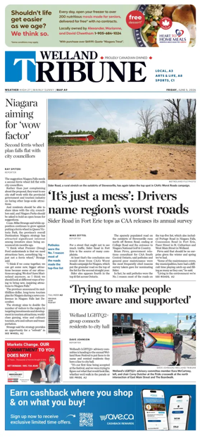 Cover of The Welland Tribune