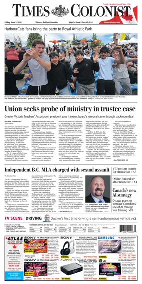 Cover of Times Colonist