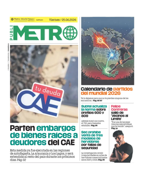 Cover of Publimetro Chile