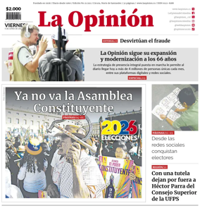 Cover of La Opinion