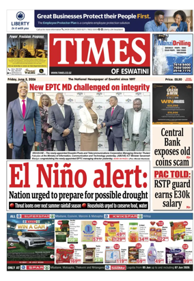 Cover of Times of Eswatini