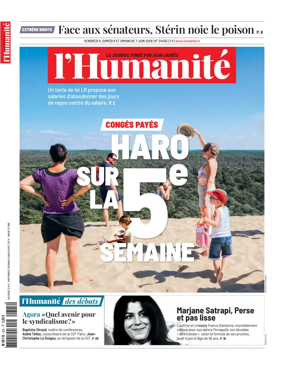 Cover of L'HUMANITE