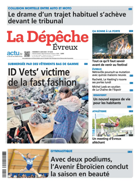 Cover of La Depeche Evreux
