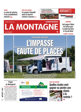 Cover of La Montagne (Clermont-Metropole)