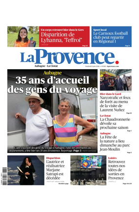 Cover of La Provence Aubagne-La Ciotat