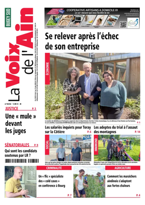 Cover of La Voix de l’Ain Belley