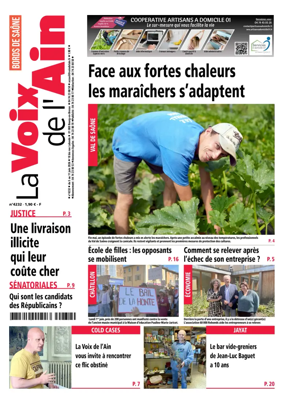 Cover of La Voix de l’Ain Bords de Saone