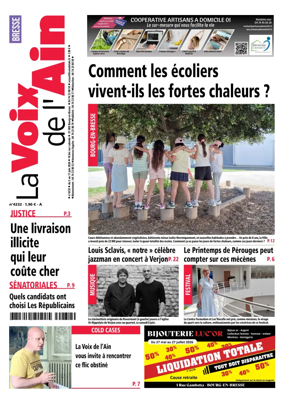 Cover of La Voix de l’Ain Bresse