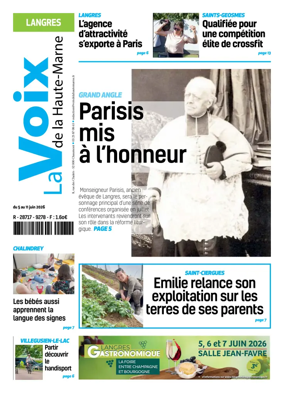 Cover of La Voix de la Haute-Marne edition Langres