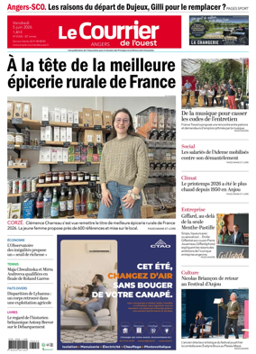 Cover of Le Courrier de l’Ouest (Angers)