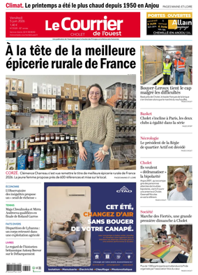 Cover of Le Courrier de l’Ouest (Cholet)