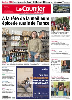 Cover of Le Courrier de l’Ouest (Nord Anjou)