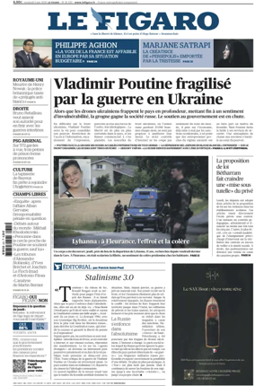 Cover of Le Figaro