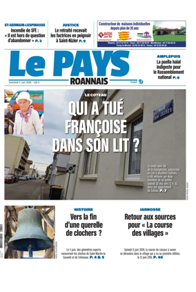 Cover of Le Pays Roannais (Roanne)