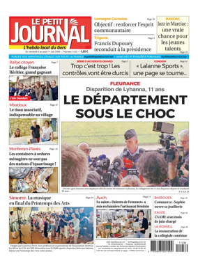 Cover of Le Petit Journal - L'hebdo local du Gers