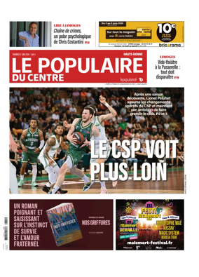 Cover of Le Populaire du Centre (Haute-Vienne)