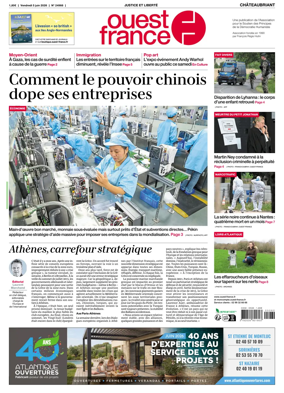 Cover of Ouest France (Chateaubriant)