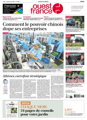 Cover of Ouest France (Dinan)