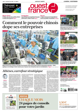 Cover of Ouest France (Loudeac / Rostrenen)